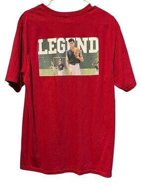 Old Row Legends Wild Thing Rick Vaughn Major League Pocket Tee Size Large